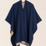 Orange Rectangle Poncho