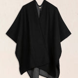 Poncho Bicolor Negro