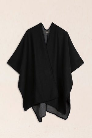 Poncho Bicolor Negro