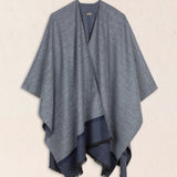 Orange Rectangle Poncho