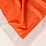 Orange Rectangle Poncho