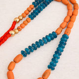 Collar Largo Combinado Coral