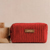 Estuche Pequeño de Terciopelo Rojo