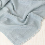 Fular Rayado con Lurex Gris