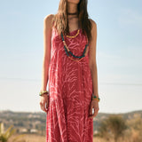 Vestido Tirantes Coral Rosa