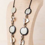 Collar Arandelas Nácar