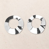 Pendientes Aro Esculpido Plata