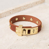 Brown Studded Bracelet