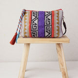 Purple Boho Crossbody Bag