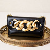 Bolso Mini Chic con Adorno de Eslabón
