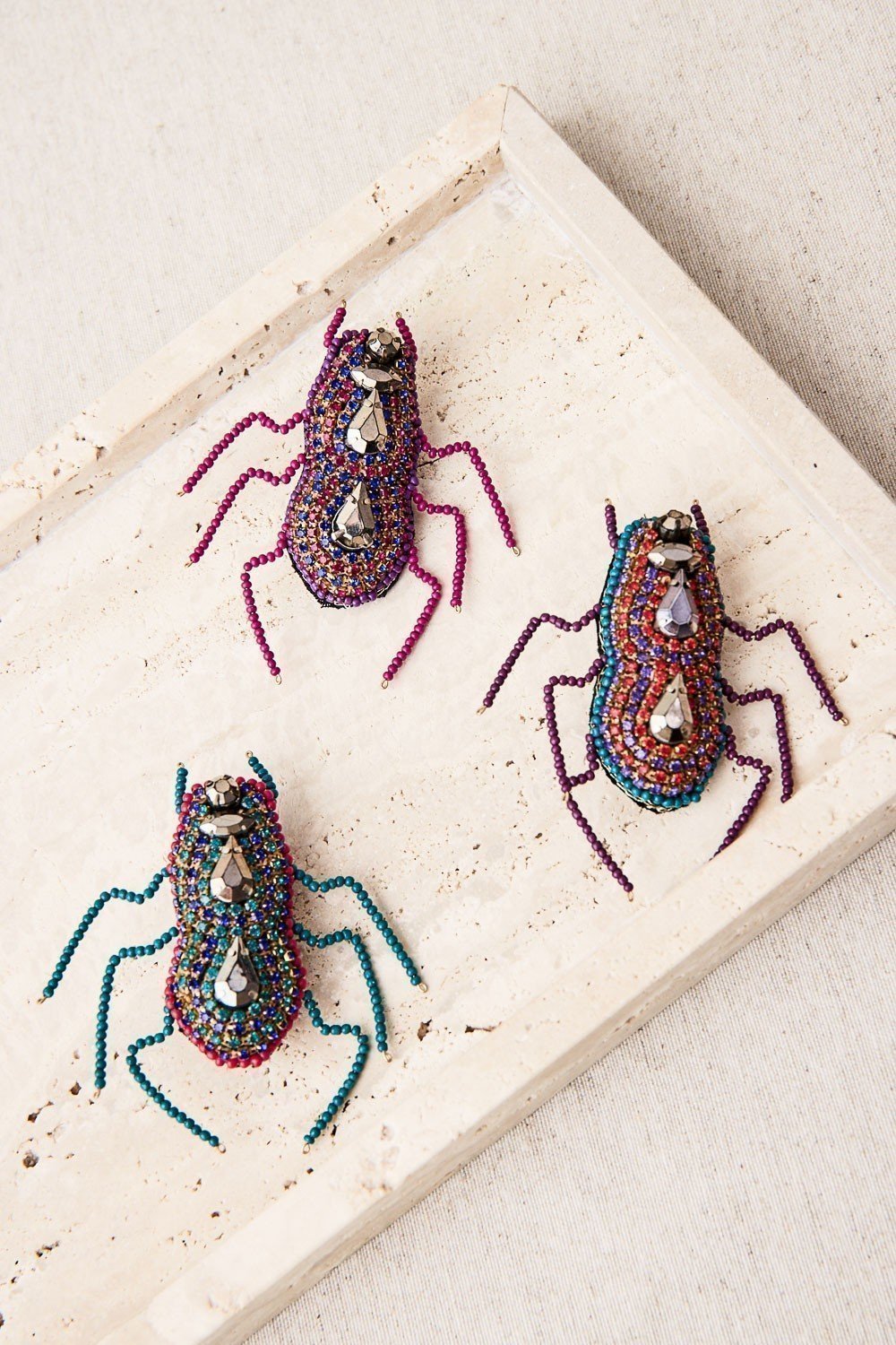 Broche Insecto Celeste