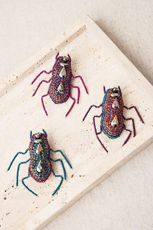 Broche Insecto Violeta