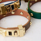 Green Studded Bracelet