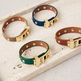 Studded Beige Bracelet