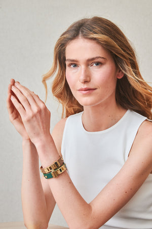 Studded Beige Bracelet