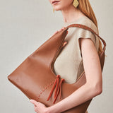 Urban Beige Bag with Large Handle