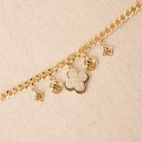 Pulsera de trébol con charms Multi