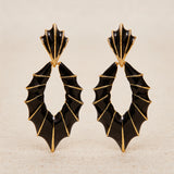 Pendientes Esmaltados Negros
