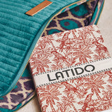 Funda de Ordenador de Terciopelo Verde