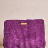 Funda de Ordenador de Terciopelo Violeta