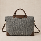 Bolso Viaje Tweed Grande Chocolate