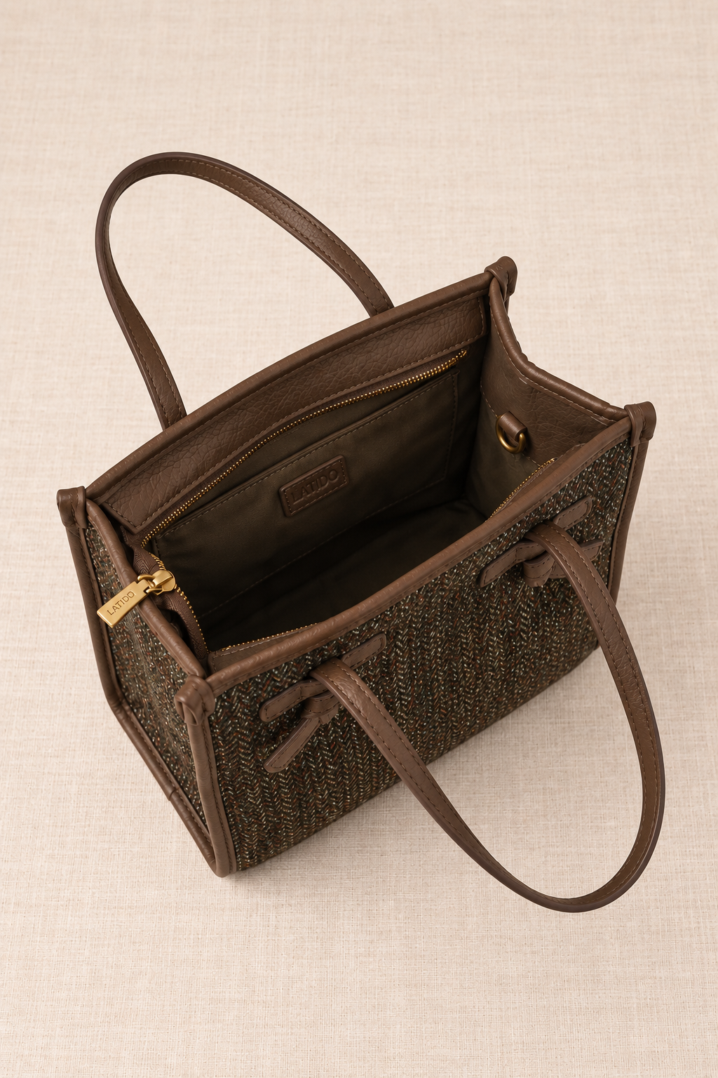 Bolso Tote Espiga Chocolate