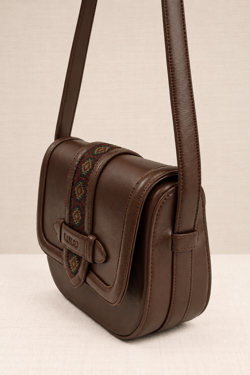 Bolso Bandolera Cinta Chocolate