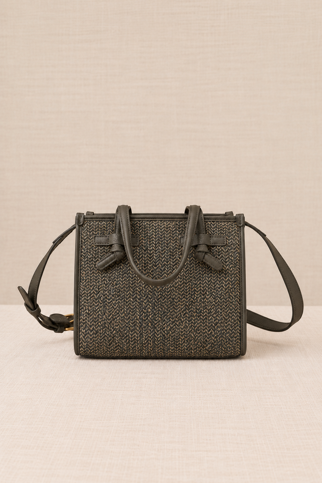 Bolso Tote Espiga Gris