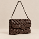 Bolso Trenzado Mano Choco