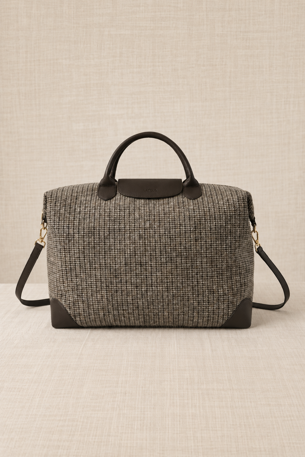 Bolso Viaje Tweed Grande Café
