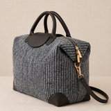 Bolso Viaje Tweed Grande Negro