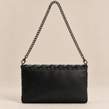 Bolso Trenzado Mano Negro