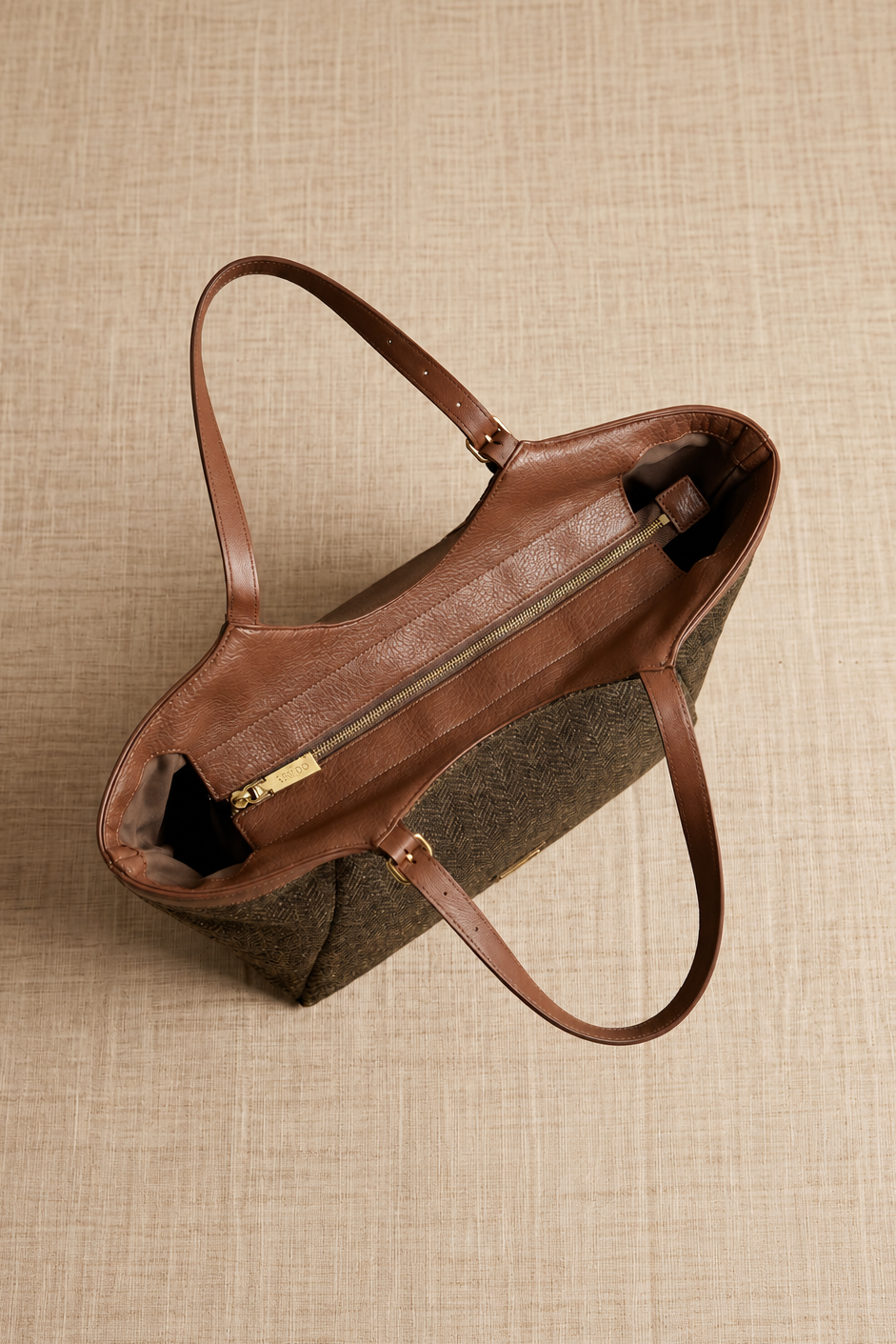 Bolso Shopper Espiga Chocolate