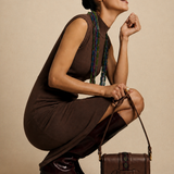 Bolso Bandolera Cinta Chocolate