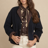 Chaqueta de Pana Azul