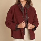 Chaqueta de Pana Burdeos
