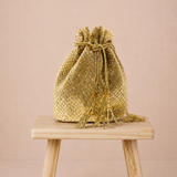 Bolso Limosnera Oro