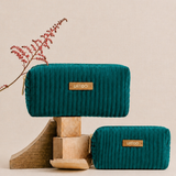 Estuche Pequeño de Terciopelo Verde