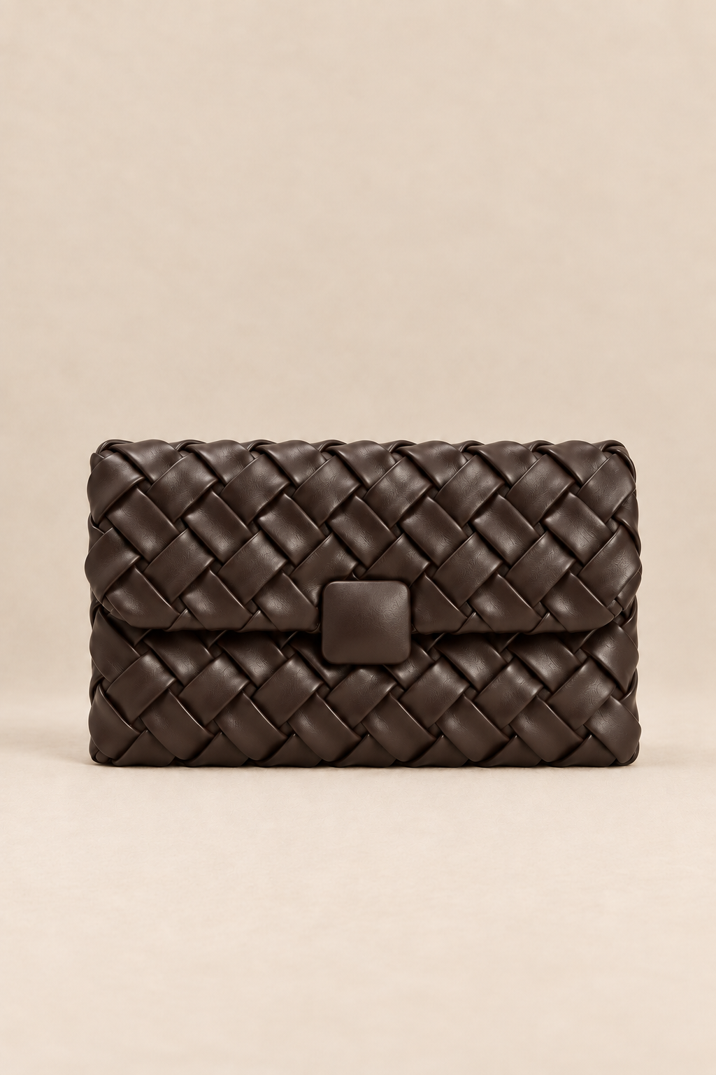 Bolso Trenzado Mano Choco