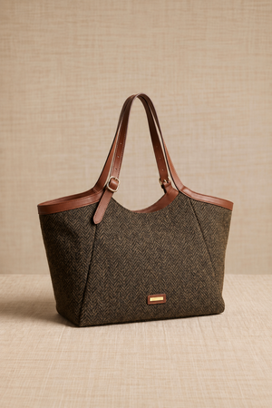 Bolso Tote Espiga Chocolate