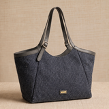Bolso Tote Espiga Gris