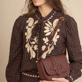 Bolso Bandolera Cinta Burdeos