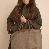 Bolso Viaje Tweed Grande Café