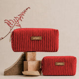 Estuche Pequeño de Terciopelo Rojo