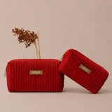 Estuche Mediano de Terciopelo Rojo