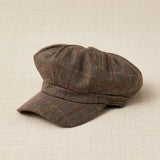Green Large Gingham Cap