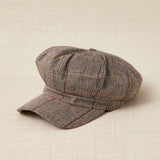 Green Large Gingham Cap