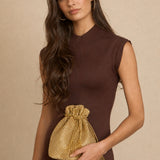 Bolso Limosnera Oro