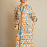 Vestido Kurta Amebas Amarillo