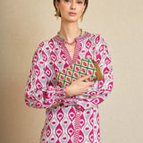 Fuchsia Ameba Kurta Dress